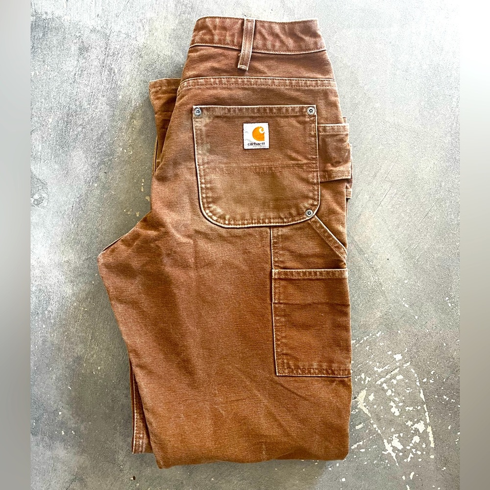 Carhartt Women’s double knee relaxed fit pants size 8 x 32